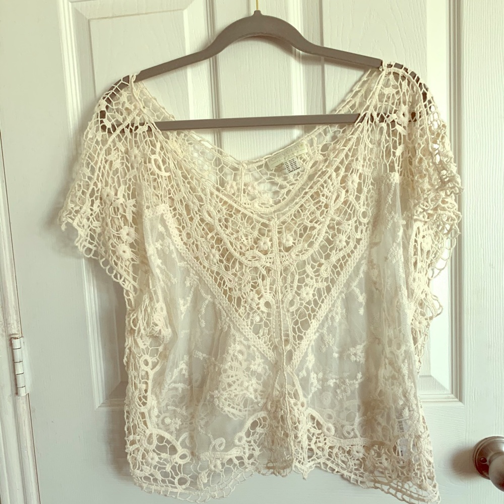 Lacey, fun, bohemian top